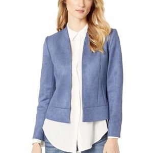 Tahari Arthur C Levine Collarless Blazer S 16